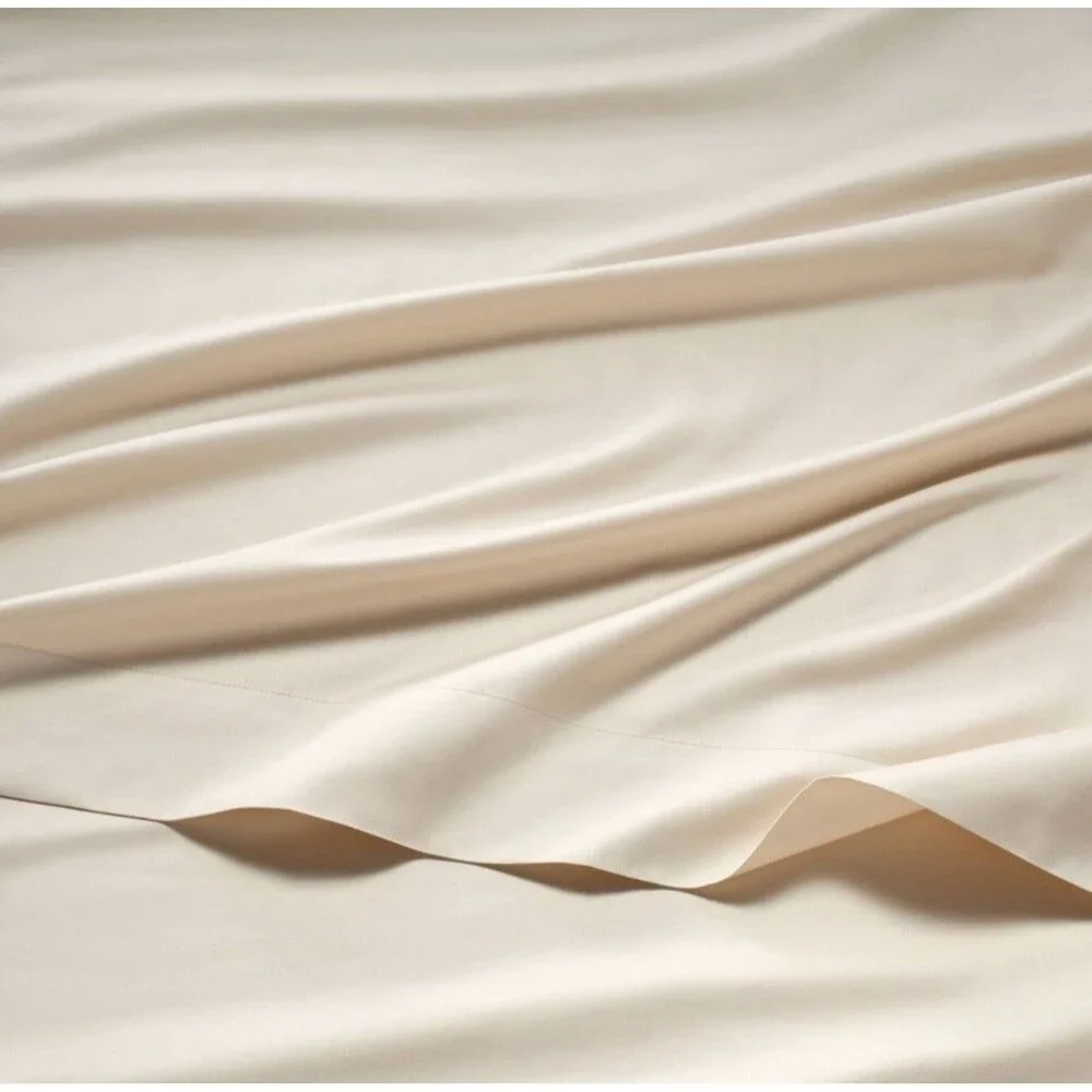 Queen 600 Thread Count Sateen Sheet Set Natural - Casaluna NEW